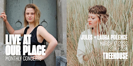 Live at our Place: Jules + Laura Polence