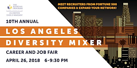 2018 Los Angeles Diversity Mixer (Career & Job Fair) primary image