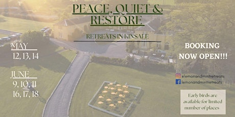 Immagine principale di Peace Quiet and Restore | 09 June 2023 