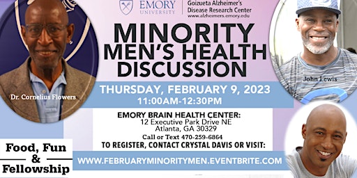 Minority Men's Health Discussion | Feb. 9th | Emory Brain Health Center