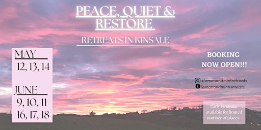 Peace Quiet and Restore | 16 June 2023 primary image
