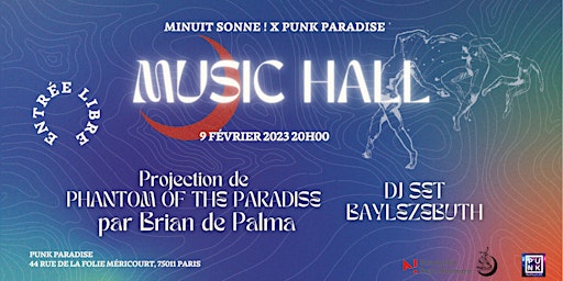 Soirée ciné-djset - Music-Hall