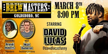 Brewmasters Comedy Featuring David Lucas!