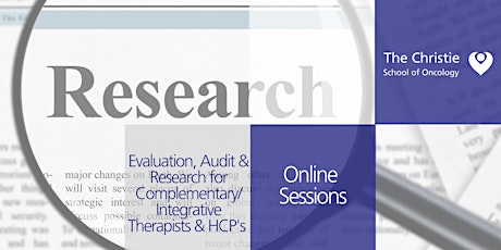 Imagem principal de Evaluation,Audit & Research for Complemetary/Integrative Therapists & HCP's