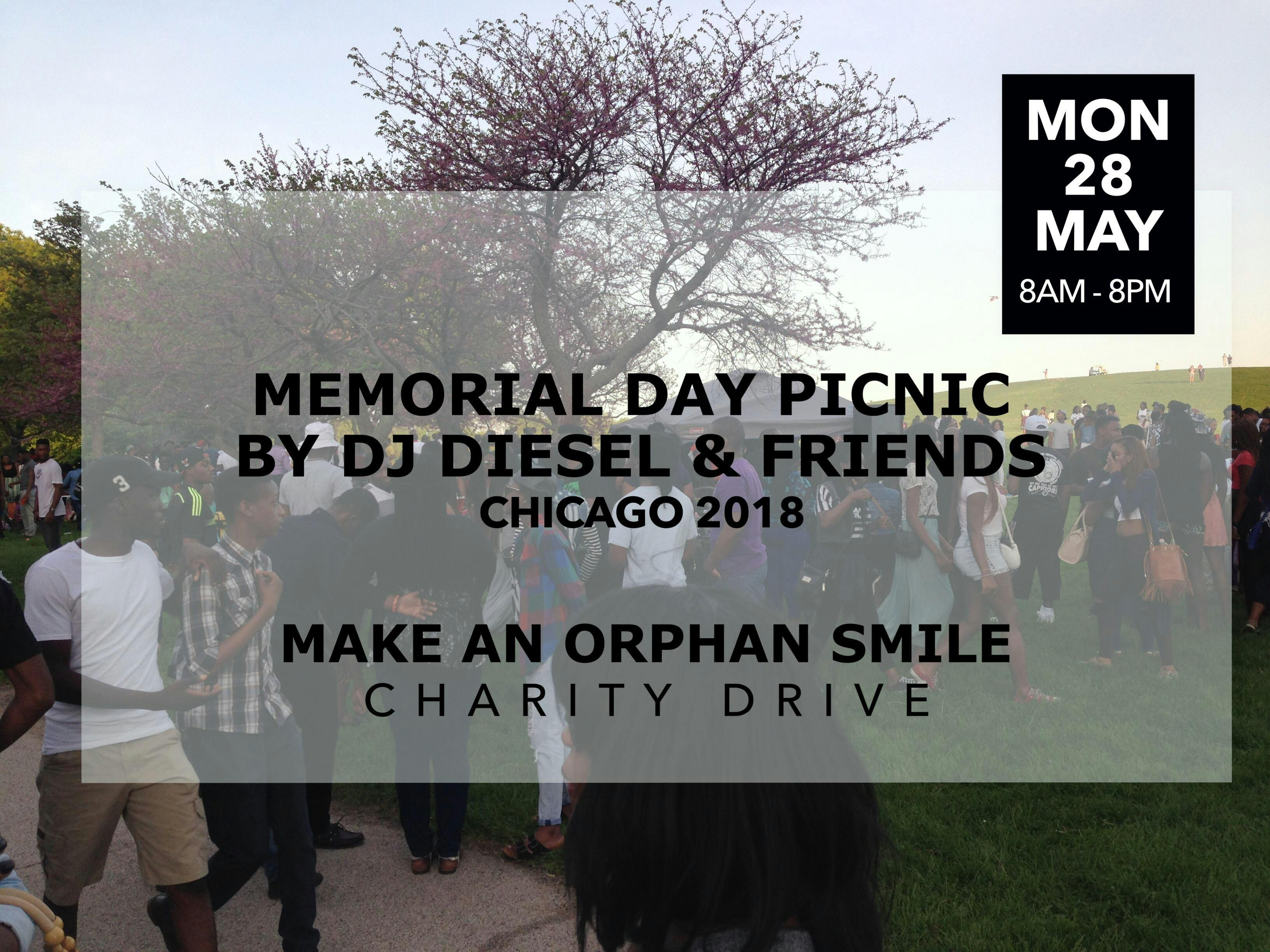 Memorial Day Picnic by DJ Diesel #MakeAnOrphanSmile