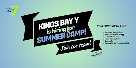 Kings Bay Y Summer Camp Job Fair primary image