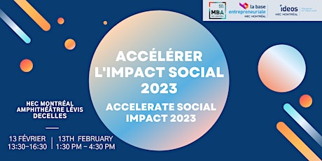 Accélérer l'impact social 2023 - Accelerate social impact 2023