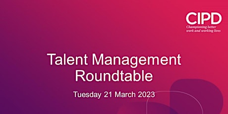Talent Management Roundtable primary image