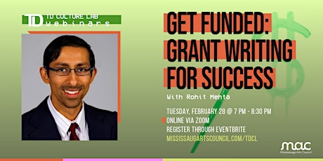 TD Culture Lab - Get Funded: Grant Writing Tips for Success