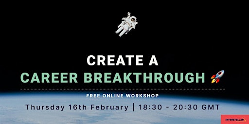 Free online workshop: Create a Career Breakthrough