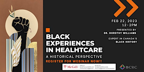 Black Experiences in Healthcare (Webinar)