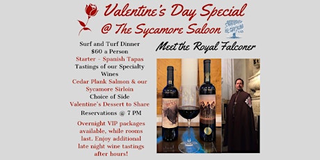 Valentine’s Day Dinner at the Sycamore Saloon