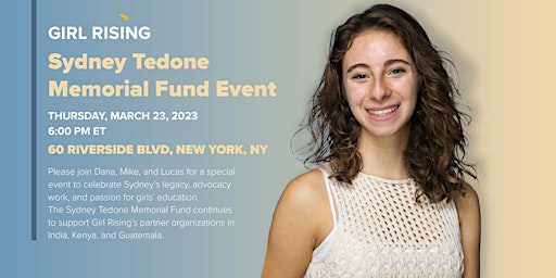 Sydney Tedone Memorial Fund Event