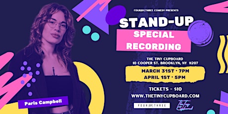 Paris Campbell | Live Stand-Up Comedy Special Taping