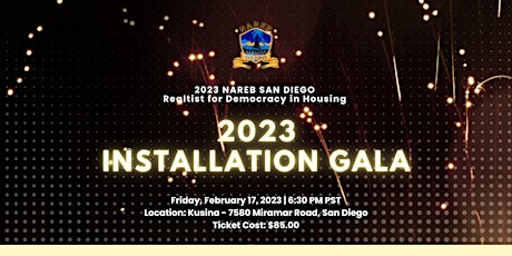 2023 NAREB San Diego Realtist for Democracy in Housing Installation Gala primary image