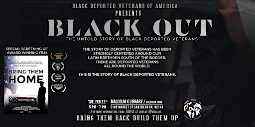 Black Out:  The Untold Story of the Black Deported Veteran