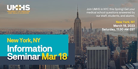 UMHS Medical School Information Seminar in New York City