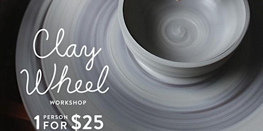 NEW SUPER SALE Intro to Pottery wheel throwing in Ellicottville, NY primary image