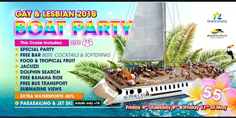 Gay Pride Boat Party Gran Canaria  primary image