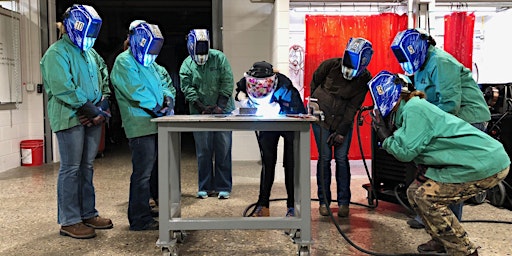 Immagine principale di Women Who Weld® Single-Day Introductory GMAW/MIG Welding Workshop 