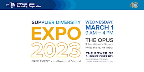 NYPA Supplier Diversity Expo 2023