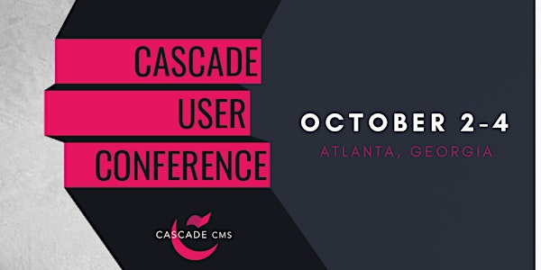 2018 Cascade User Conference