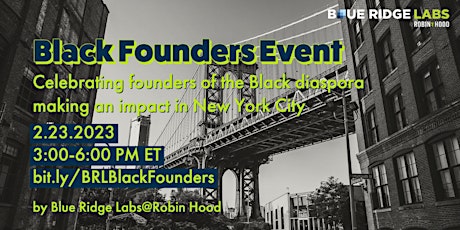 Blue Ridge Labs@Robin Hood Black Founders