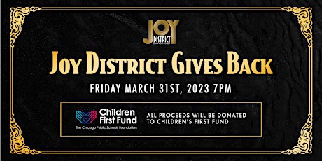 Joy District Gives Back Event