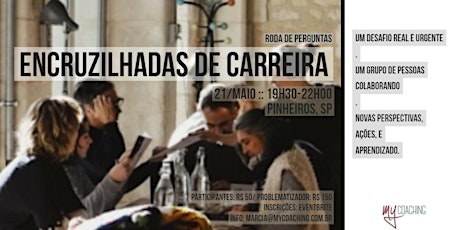 Imagem principal do evento Roda de Perguntas: ENCRUZILHADAS DE CARREIRA 21/maio