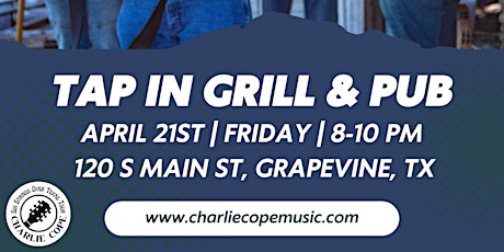 Charlie Cope Live & Acoustic @ Tap In Grill & Pub