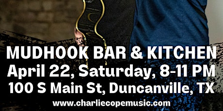Charlie Cope Live & Acoustic @ Mudhook Bar & Kitchen