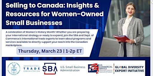 Selling to Canada: Insights & Resources for Women-Owned Small Businesses