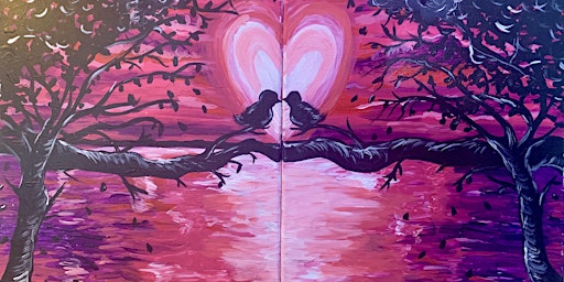 Paint with LOVE- Valentines Virtual Paint N SIP