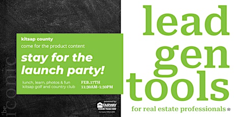 be.iconic Kitsap County Launch Party: Lead Gen Tools in Real Estate