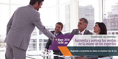 Imagen principal de Aumenta y acelera tus ventas de la mano de los expertos - Vía remota