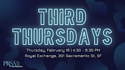 Third Thursdays Public Relations Networking Event