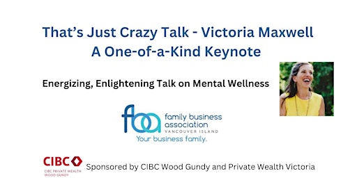 Victoria Maxwell - Amusing Keynote Speaker on Improving Mental Well-Being