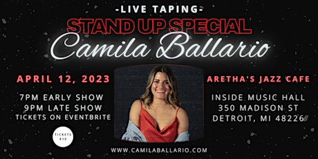 Camila Ballario Presents: Live Comedy Special Taping
