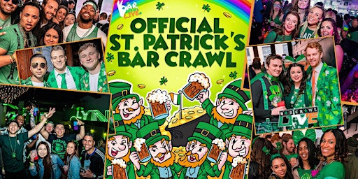 Imagem principal de Saint Paddy's Day Pub Crawl Bar Event Charlotte, NC 2023