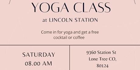 Saturday Morning Yoga at Lincoln Station