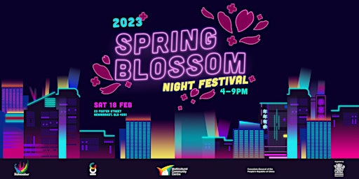 FAMILY FRIENDLY* FREE*  Spring Blossom Night Festival *MARKET*