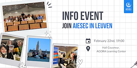 Image principale de Recruitment event: Join AIESEC in Leuven
