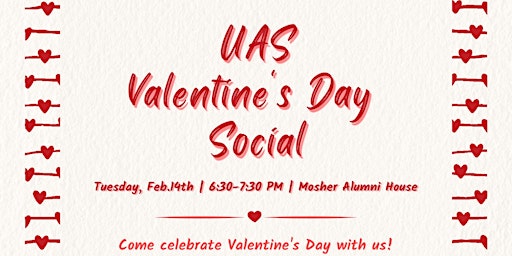 Imagem principal do evento Weekly Meeting for 2/14: Valentine's Day Social