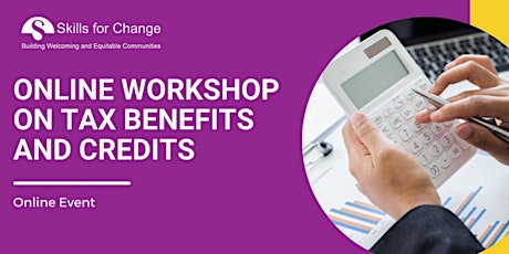 Tax Benefits and Credits Workshop  by CRA primary image