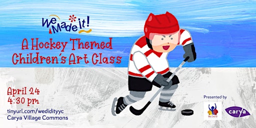 We Made It: A Hockey Themed Art Class for Kids!!