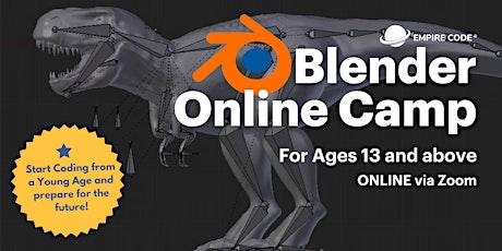 Blender 3D-Animation Design Online Camp For Ages 13 and Above (Malaysia)