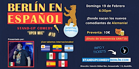 Berlín en Español Comedia Stand-up | EL OPEN MIC  #19