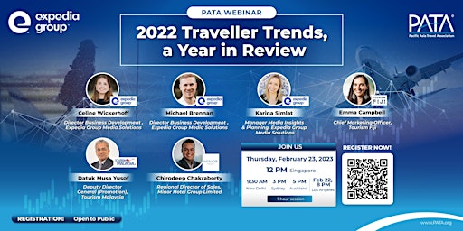PATA Webinar: 2022 Traveller Trends, a year in review by Expedia