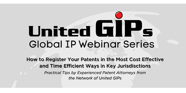 United GIP Global IP Webinar Series 2023