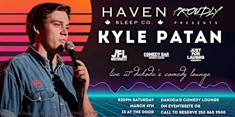 Comedian Kyle Patan presented by Haven Sleep Co